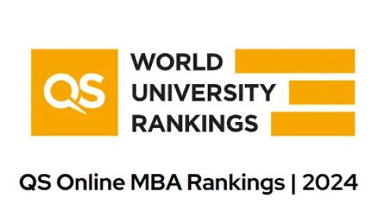 Logo QS Online MBA Rankings Card