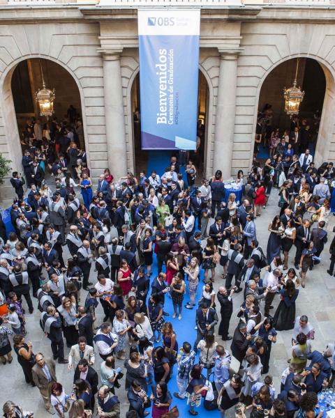 Ceremonia de Graduación de 2016 en la Llotja de Barcelona de OBS Business School