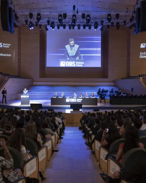 Discurso del Padrino de la Ceremonia de Graduación 2019 de OBS Business School